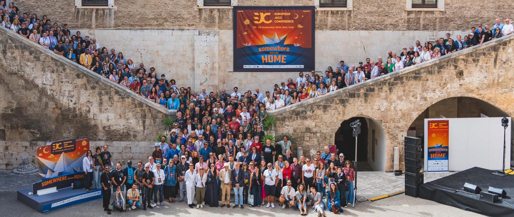 Group photo of the European Jazz Conference 2025